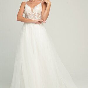 Floral Bridal Long Dress ACSU063